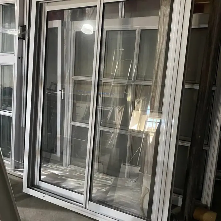 Ventana herrero blanca vidrio entero 90x120