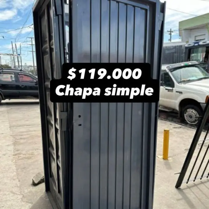 Puertas chapa simple 80x200