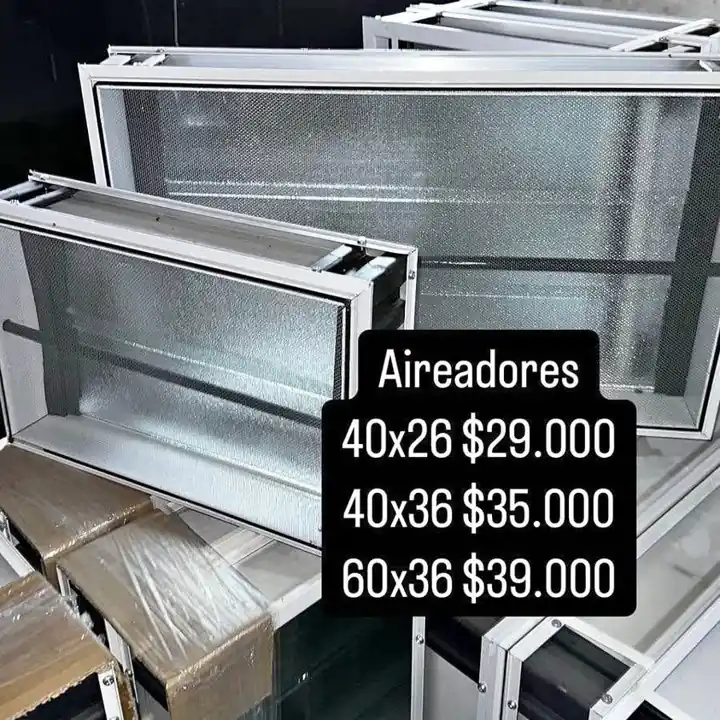 Aireadores con mosquiteros de aluminio OFERTA