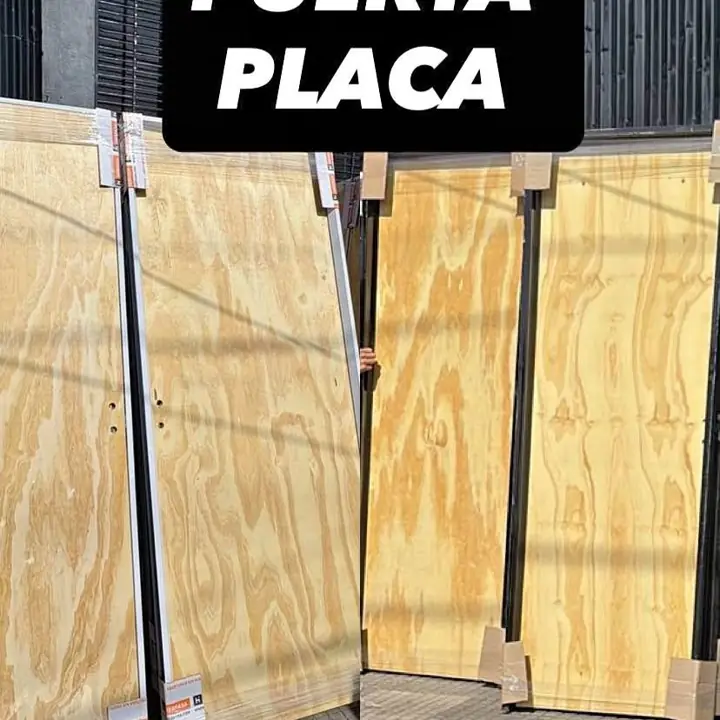 Puertas placa pino madera oferta