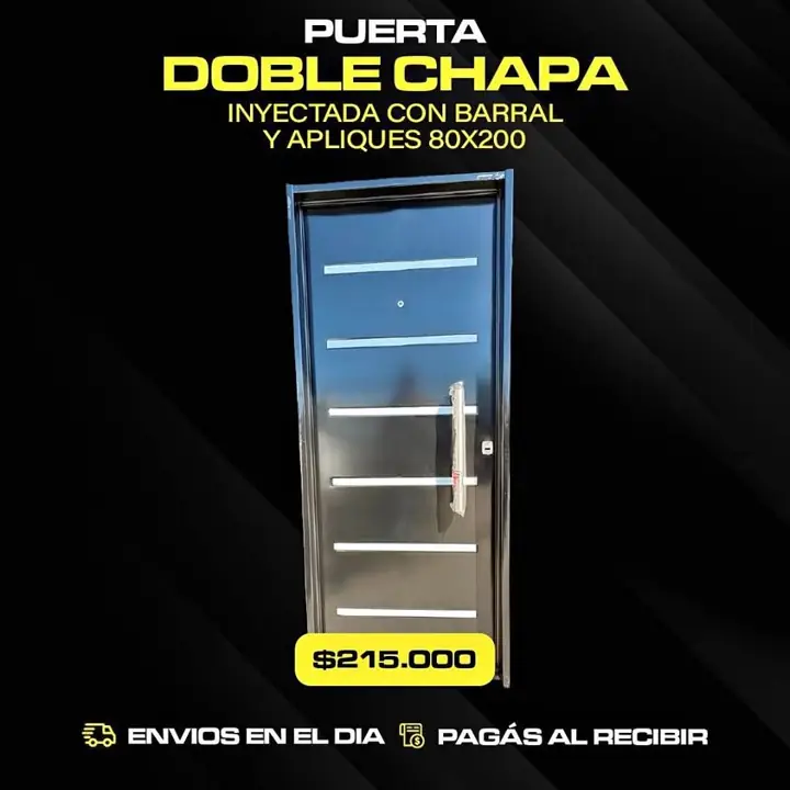 Puertas doble chapa inyectada exterior