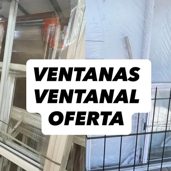 Ventanas y ventanales aluminio blanco línea herrero