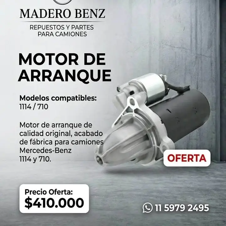 OFERTA Motor de arranque 1114/710