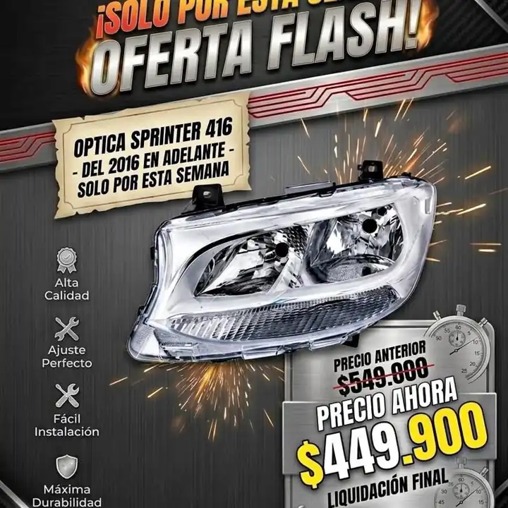 LIQUIDO Optica Sprinter 416 (del 2016 en adelante)