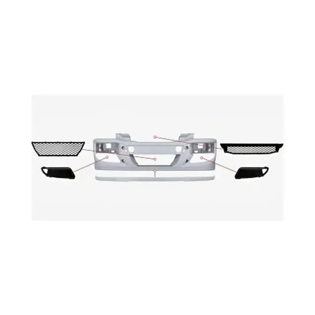 Oferta paragolpe Iveco tector / cursor grande blanco completo