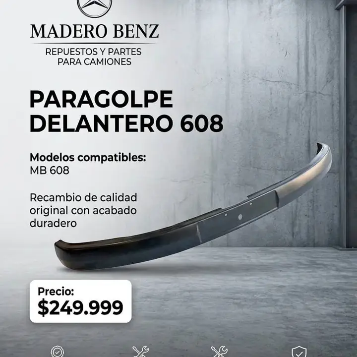 OFERTA Paragolpe delantero Mercedes Benz 608