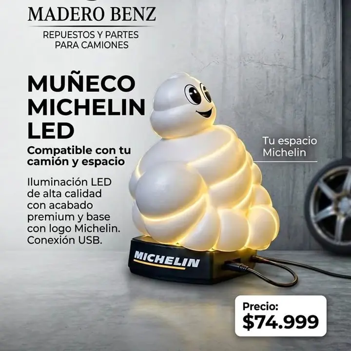 OFERTA Muñeco Michelin LED