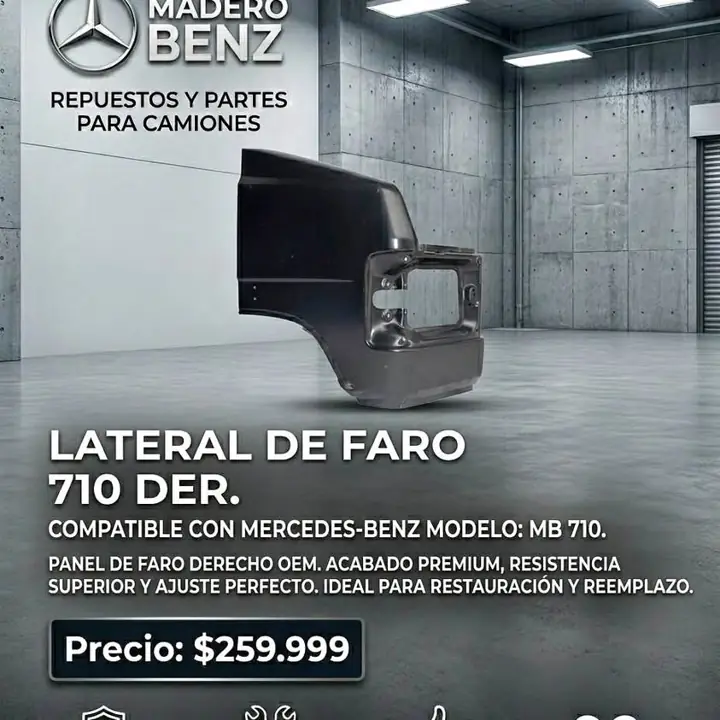OFERTA Lateral de faro MB 710 Derecho y Izquierdo