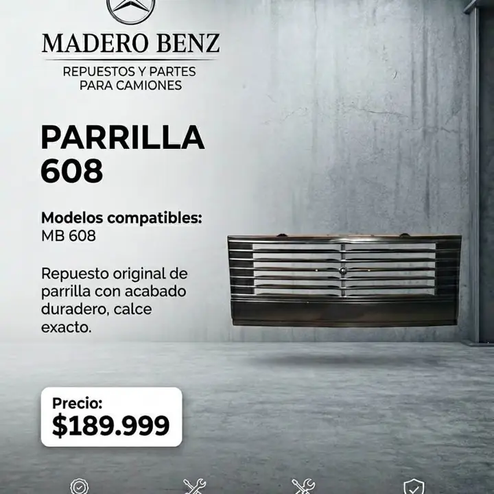 OFERTA Parrilla Mercedes Benz 608