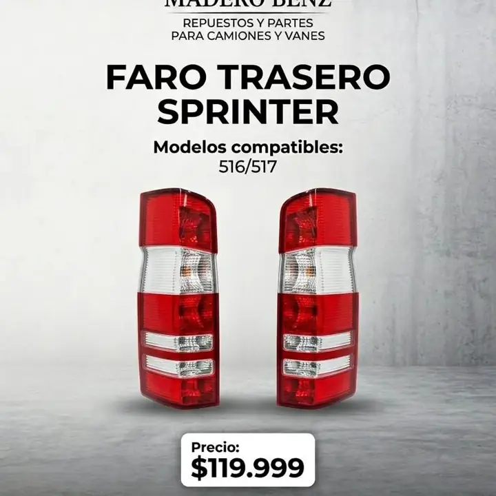 OFERTA Optica Trasera Sprinter 516/517