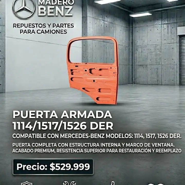 OFERTA Puerta completa MB 1114/1517/1526 Derecha y Izquierda