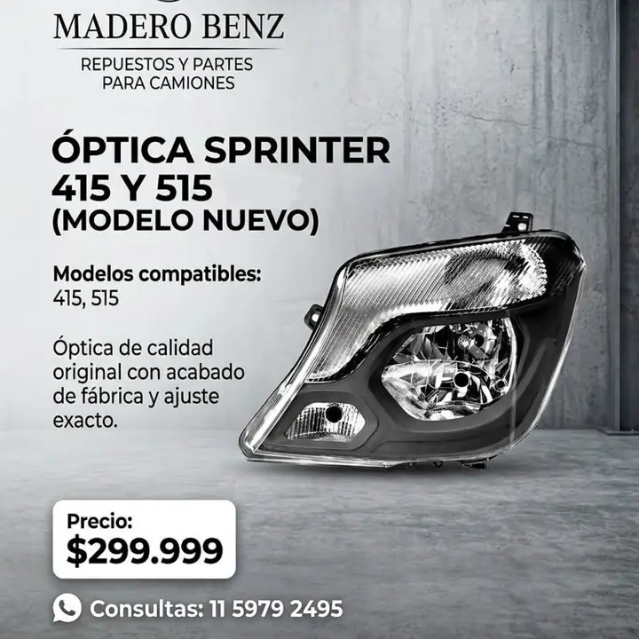 OFERTA Optica Sprinter 415 y 515 Mod Nuevo