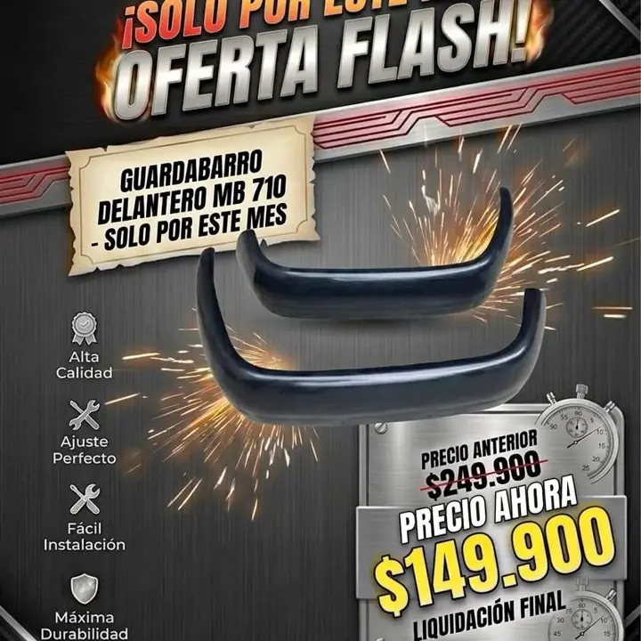 LIQUIDO Guardabarro delantero Mb 710