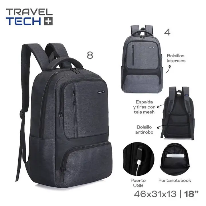 Mochila Travel Tech DISPONIBLE