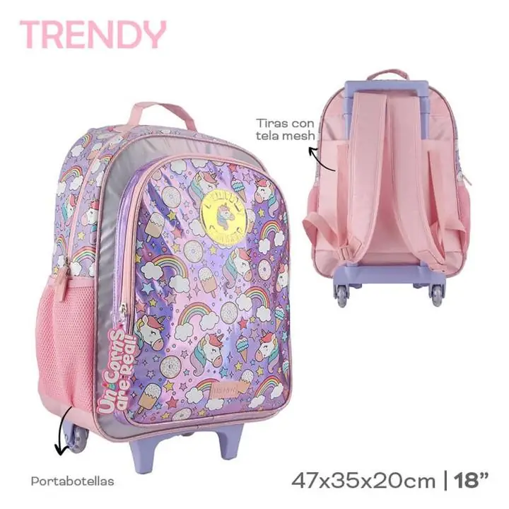 Mochilas Trendy con carro