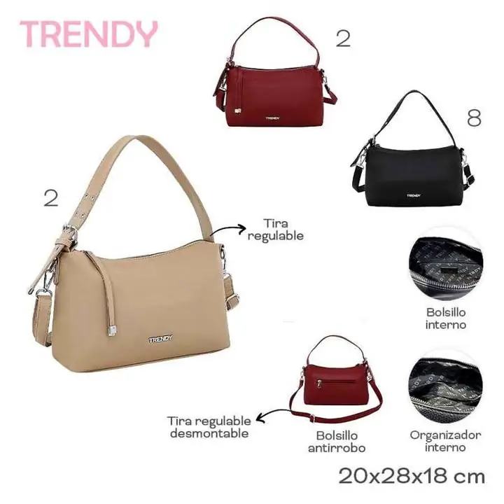 Cartera Trendy NEGRO