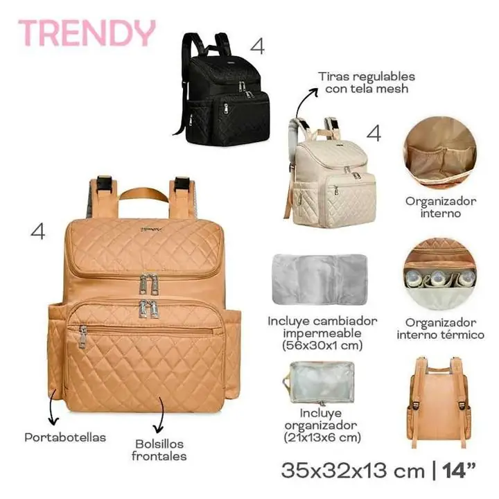 Mochilas Maternales Trendy