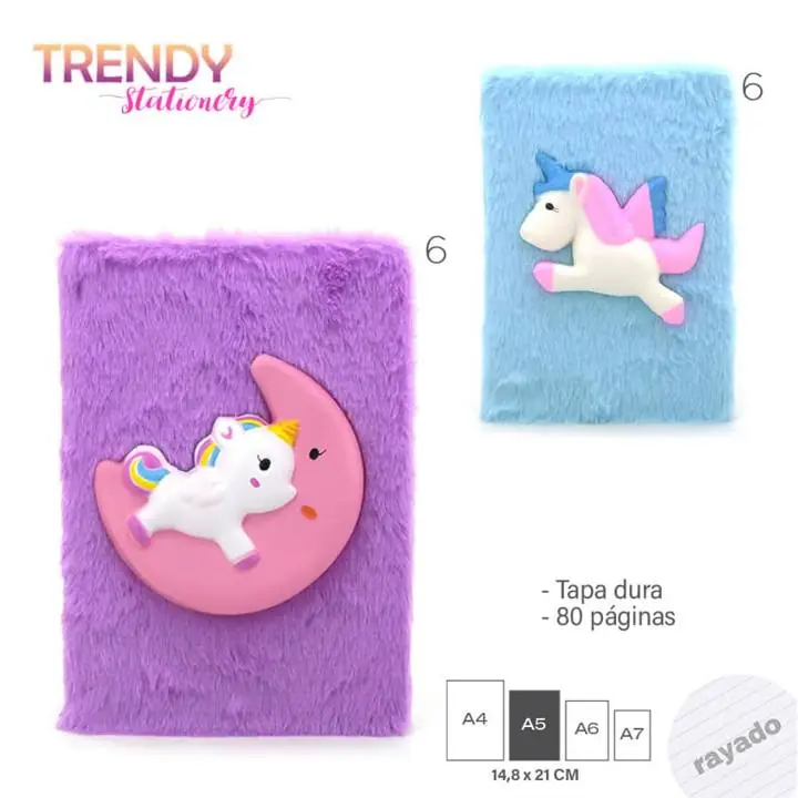 Cuadernos con SQUISHY Trendy