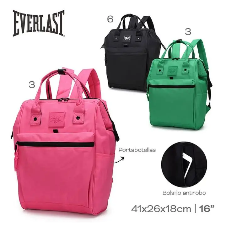 Mochilas EVERLAST Boca de Pez