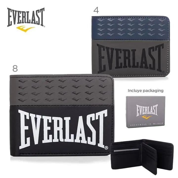 Billetera everlast en negro