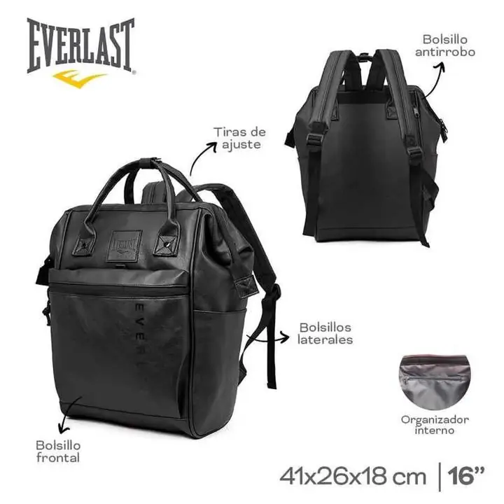 Mochilas EVERLAST Boca de Pez