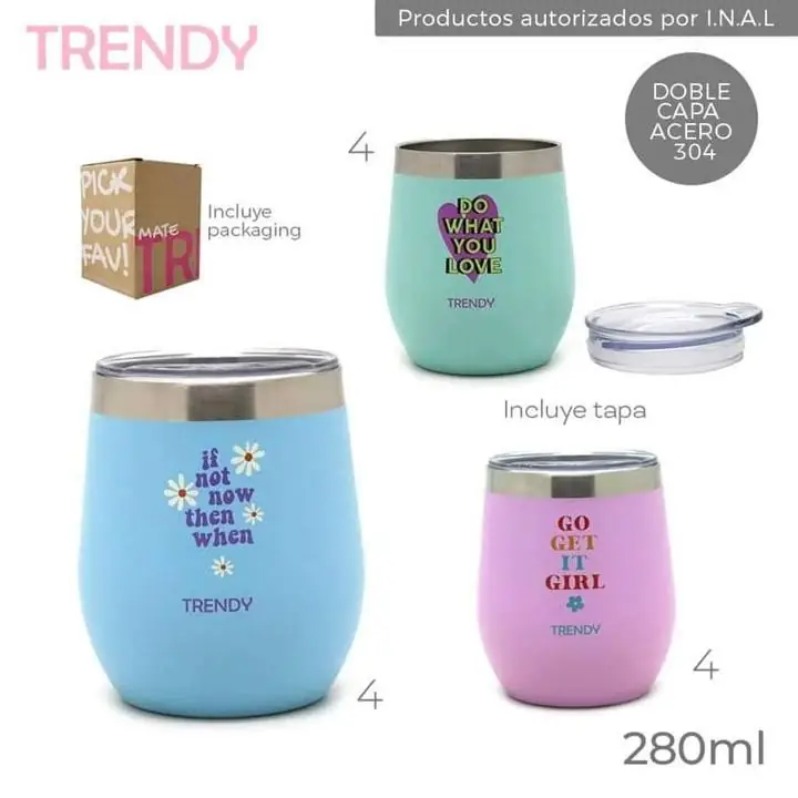 Mates Térmicos Trendy y Discovery