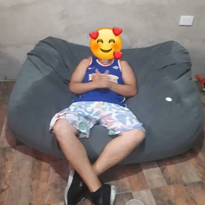 Puff fiaca gigante gamuzado