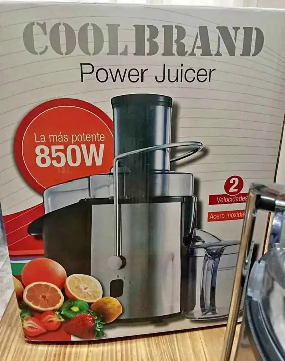 Juguera exprimidor coolbrand power juicer 850w