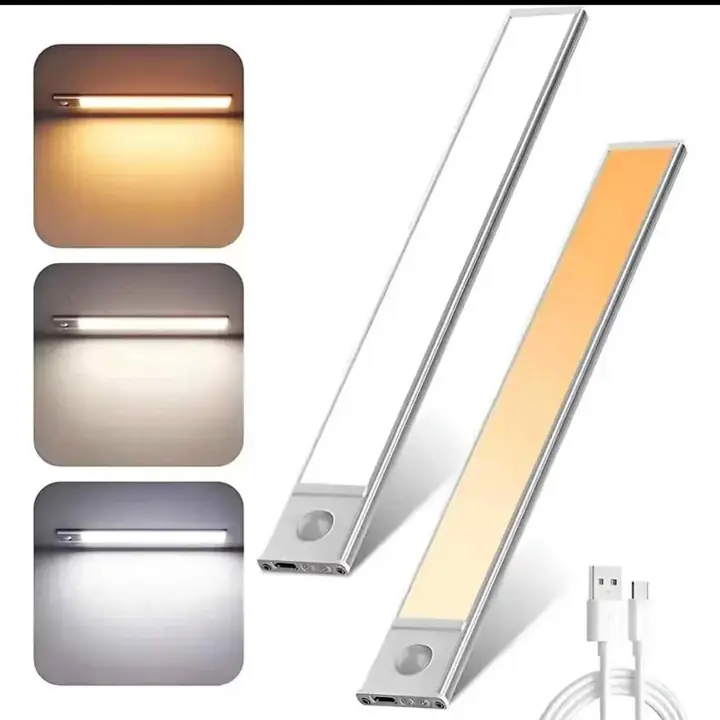 Led barra aluminio 40cm con sensor de movimiento ideal cocinas bajo mesada muebles