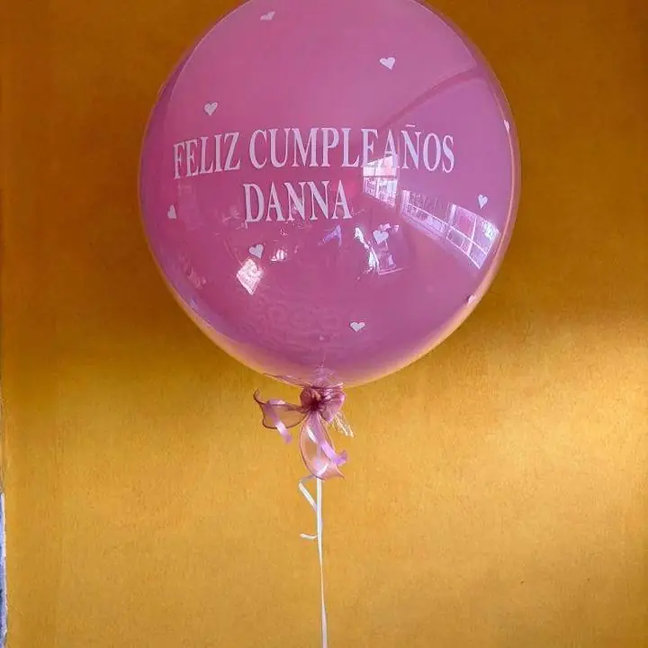 Globo burbuja de 24 " con Helio personalizada