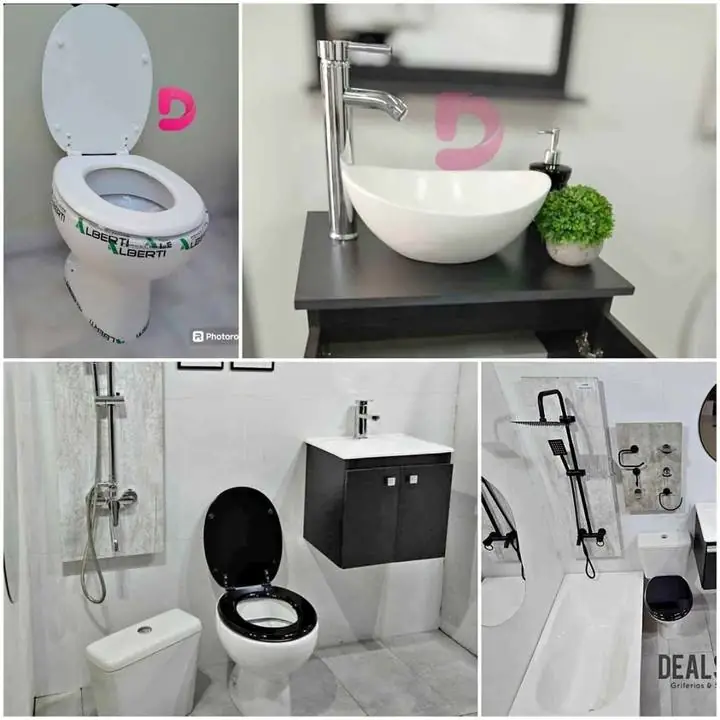 Combos para baño=vanitory+ inodoro + bidet+ bañera y renove a su manera También lleva por unidad