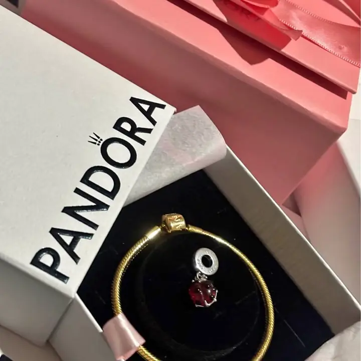 Pulsera Pandora sellada con sello ale + vaquita 925 ! en caja bolsa ! Único en stock