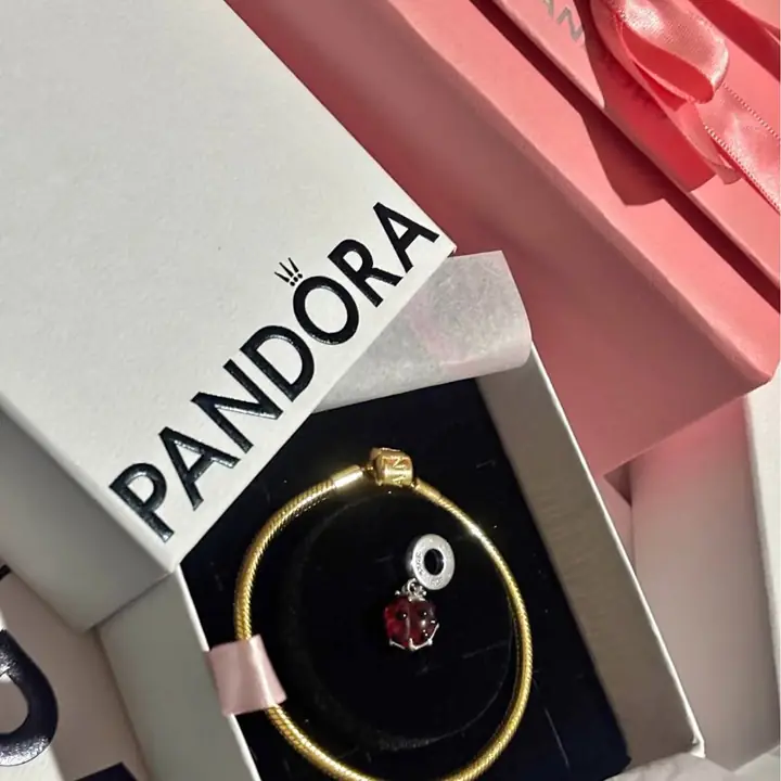 Pulsera Pandora sello ale 925 + charm vaquita sellada ! en su estuche y bolsa ! Envíos o entregas pe
