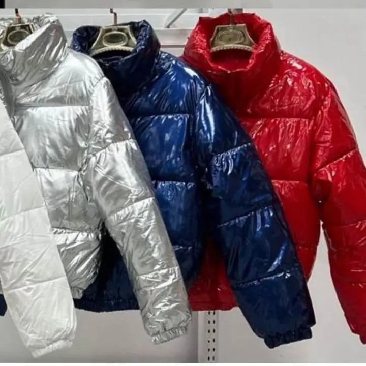 Camperas puff infladas talle S M y L ! Importadas ! Azul roja y plateada !