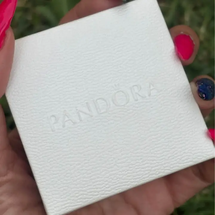 Aros de plata 925 con piedra rosa Pandora sellados !