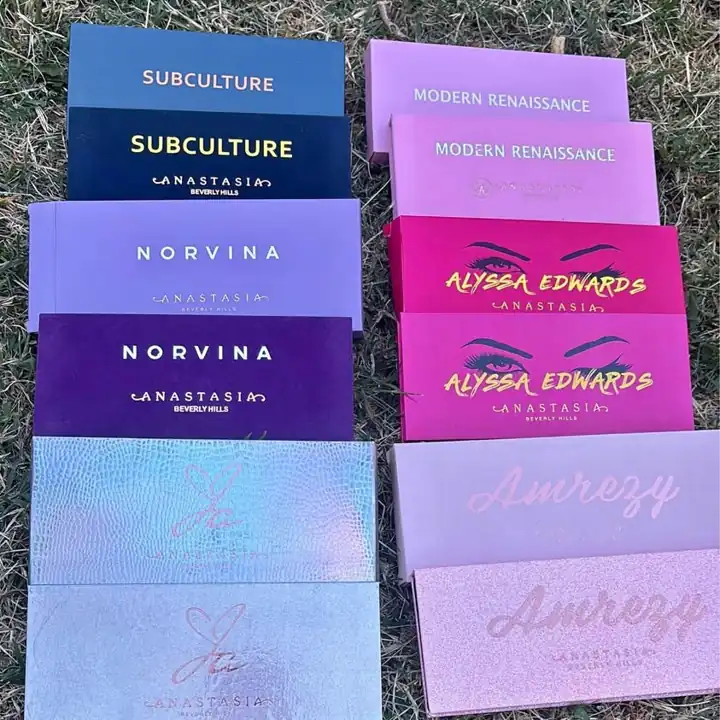 Pack de paletas importadas de Anastacia x 6 unidad ! para revendedoras ! Selladas
