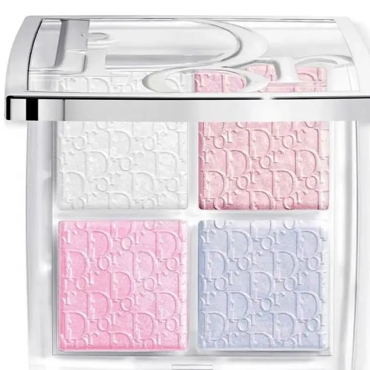 Paleta de iluminador sombra + base mate vidrio mineralize + labial mate barra !
