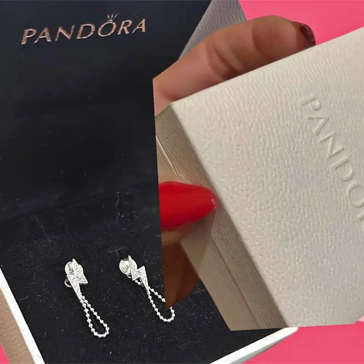 Aros de plata 925 Pandora sellados ! los dos pares por 199,999$