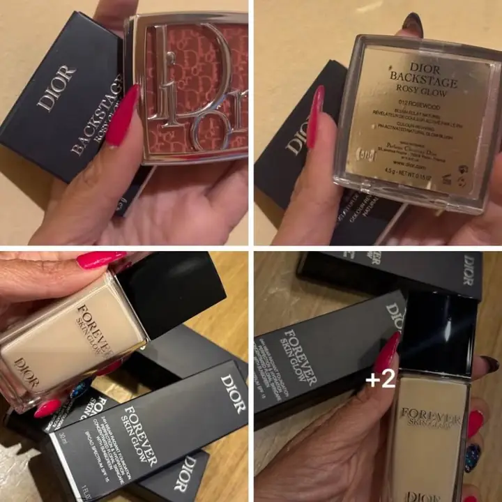 Rubor 012 + base glow Forever !tono claro Dior