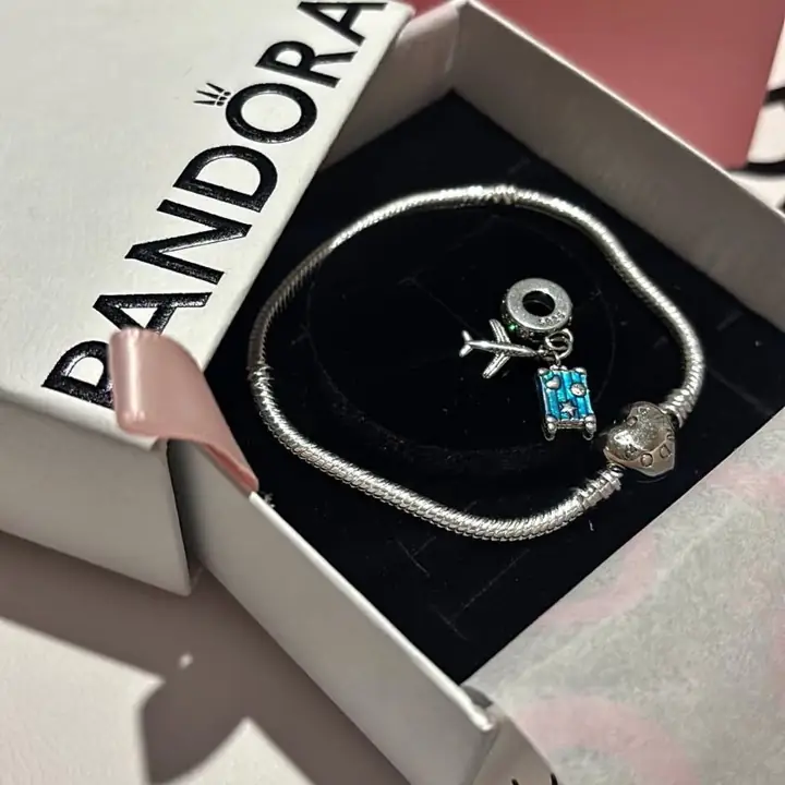 Pulsera corazón plata 925 sellada ale + charm ! Envíos o entregas personales en bolsa y caja