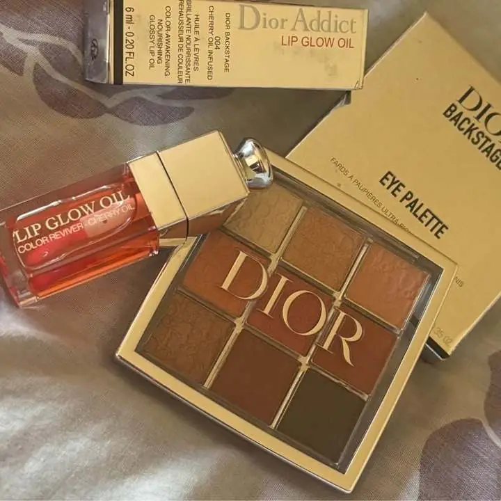 Paleta de sombra de Dior + gloss coral 004!