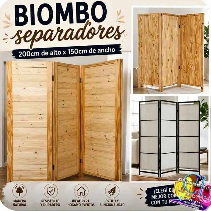 Biombo separadores de espacio