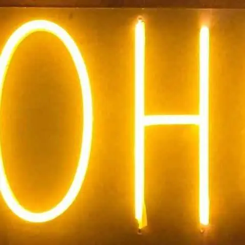 Cartel de neon. Gran oferta