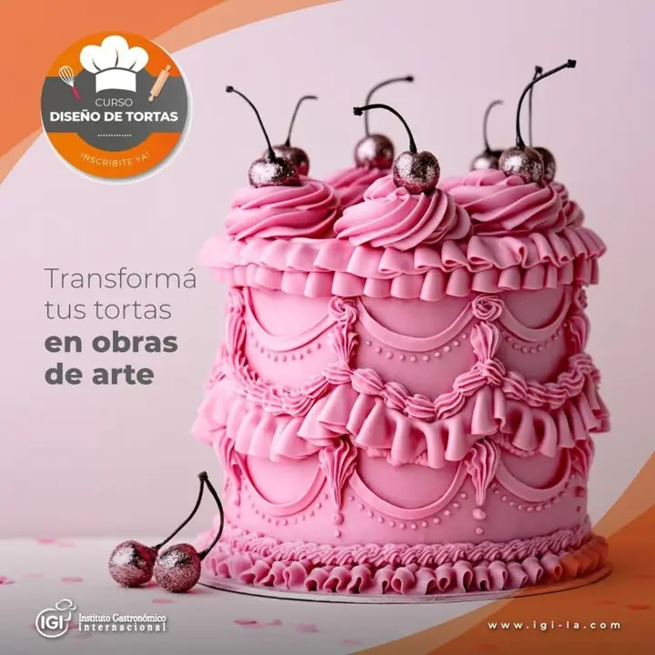 Diseño de tortas clases presenciales decotortas todo incluido reserva ya!