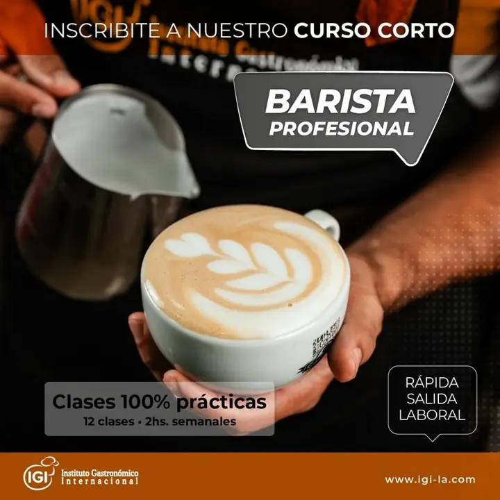 ¡Convertite un Barista Internacional en 3 meses!