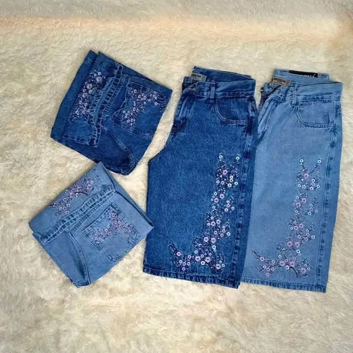 Bermudas bordado para dama