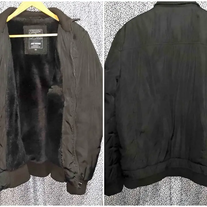 Vendo Campera de Hombre Negra con peluche dentro.XXL