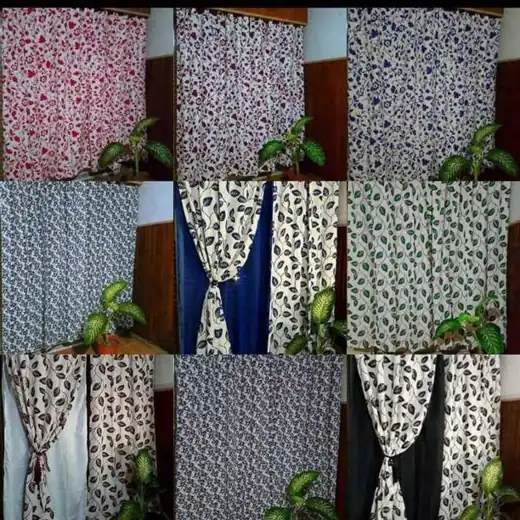 Cortinas madras estampadas