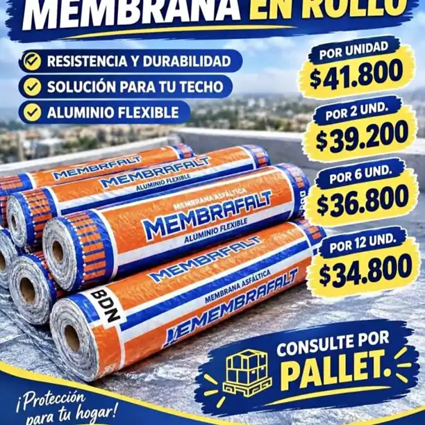 Membrana en rollo