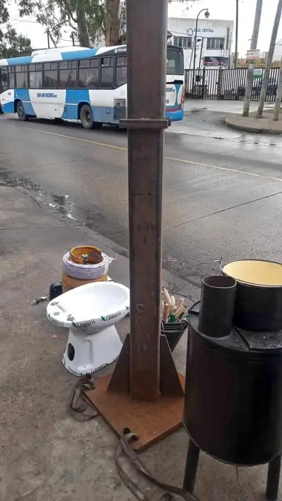 Poste columna base de 50 x50 Caño de 15 x hr 2300
